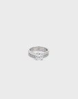 Baikalla™ 14k White Gold Moissanite Diamond Engagement Ring Sets