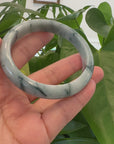 Natural Burmese Blue-green Jadeite Jade Bangle Bracelet (57.07mm)