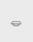 Baikalla 14k White Gold Diamond Engagement Ring