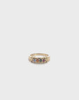 Baikalla 14k Yellow Gold 4 Family Gemstone Ring