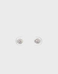 Baikalla Classic 18k Gold Diamond Cut Earrings