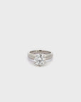 Baikalla™ Platinum Moissanite Wedding Ring