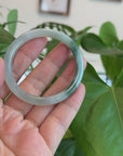 Baikalla "Petite" Natural Burmese Blue-green Jadeite Jade Bangle Bracelet (52.12 mm) 