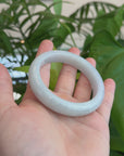 Natural Lavender Natural Jadeite Jade Bangle ( 56.35 mm ) 