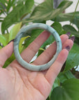 Burmese Blue-Green Jade Jadeite Bangle Bracelet (59.36 mm) T171