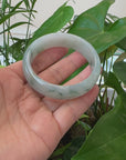 Burmese Blue-green Jade Jadeite Bangle Bracelet (58.32mm) T093