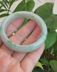 Baikalla "Classic Bangle" Green Natural Jadeite Jade Bangle ( 57.35 mm ) 