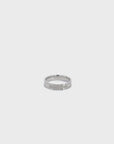 Baikalla 14k White Gold Wedding Diamond Band Ring