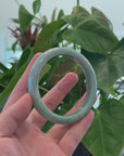 Baikalla Natural Burmese Green Jadeite Jade Bangle Bracelet (66.28mm) 