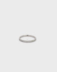 Baikalla 14k White Gold Diamond Pave Anniversary Band