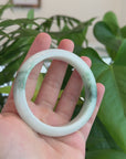 Natural Jadeite Jade Blue-green Bangle Bracelet (58.29 mm) 