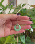 Baikalla™ "Good Luck Birdie" 18k Rose Gold Genuine Burmese Jadeite Lucky Kou Kou Pendant Necklace With Ruby