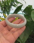 Baikalla "Classic Bangle" Lavender Natural Burmese Jadeite Jade Bangle (59.2mm) 