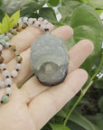 Baikalla™ "Demon Hunter" (Zhong Kui) Natural Blue Green Ice Jadeite Jade Amulet Necklace Collectibles