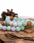 Baikalla Jewelry jade beads bracelet Jadeite Jade 13mm Round Beads Bracelet ( 13 mm ) For Men