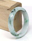 Baikalla Jewelry Jadeite Jade Bangle Bracelet Genuine Burmese Jadeite Jade Bangle Bracelet (56.2 mm) 