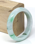 Baikalla Jewelry Jadeite Jade Bangle Bracelet Genuine Burmese Jadeite Jade Bangle Bracelet (55.8 mm) 