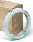 Baikalla Jewelry Jadeite Jade Bangle Bracelet Genuine Burmese Jadeite Jade Bangle Bracelet (55.8 mm) 