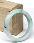 Baikalla Jewelry Jadeite Jade Bangle Bracelet Genuine Burmese Jadeite Jade Bangle Bracelet (55.8 mm) 