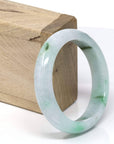 Baikalla Jewelry Jadeite Jade Bangle Bracelet Genuine Burmese Jadeite Jade Bangle Bracelet (55.8 mm) 