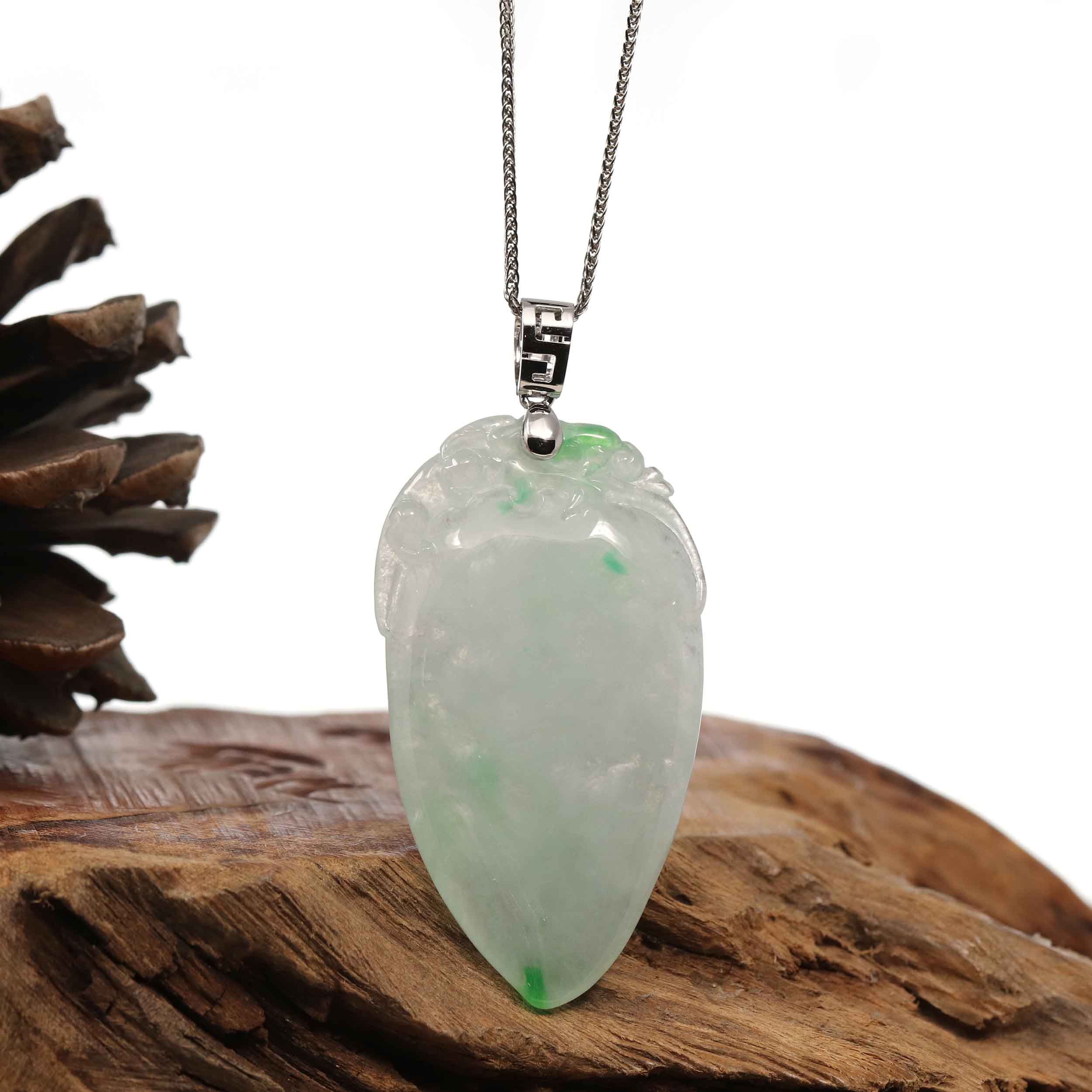 Jade longevity pendant store