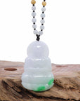 Baikalla Jewelry Jade Guanyin Pendant Necklace Baikalla "Goddess of Compassion" Genuine Burmese Jadeite Jade Guanyin Lotus Necklace