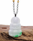 Baikalla Jewelry Jade Guanyin Pendant Necklace Baikalla "Goddess of Compassion" Genuine Burmese Jadeite Jade Guanyin Lotus Necklace