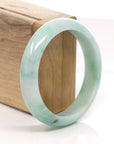 Baikalla Jewelry Jadeite Jade Bangle Bracelet Baikalla™ "Classic Bangle" Genuine Burmese Green Jadeite Jade Bangle Bracelet (58.6 mm) SZS1018