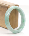 Baikalla Jewelry Jadeite Jade Bangle Bracelet Baikalla™ "Classic Bangle" Genuine Burmese Green Jadeite Jade Bangle Bracelet (58.6 mm) SZS1018