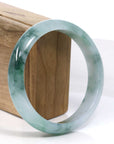 Baikalla Jewelry Jadeite Jade Bangle Bracelet Baikalla Blue Green Classic Real Jadeite Jade Bangle Bracelet (59.08mm) 