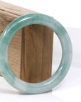 Baikalla Jewelry Jadeite Jade Bangle Bracelet Baikalla Blue Green Classic Real Jadeite Jade Bangle Bracelet (59.08mm) 