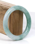 Baikalla Jewelry Jadeite Jade Bangle Bracelet Baikalla Blue Green Classic Real Jadeite Jade Bangle Bracelet (59.08mm) 