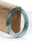 Baikalla Jewelry Jadeite Jade Bangle Bracelet Baikalla Blue Green Classic Real Jadeite Jade Bangle Bracelet (59.08mm) 