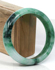 Baikalla Jewelry Jadeite Jade Bangle Bracelet Baikalla Green Classic Real Jadeite Jade Bangle Bracelet (59.08mm) 