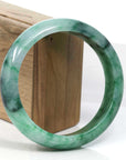 Baikalla Jewelry Jadeite Jade Bangle Bracelet Baikalla Green Classic Real Jadeite Jade Bangle Bracelet (59.08mm) 