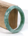 Baikalla Jewelry Jadeite Jade Bangle Bracelet Baikalla Blue-Green Classic Real Jadeite Jade Bangle Bracelet (59.08mm) 