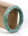 Baikalla Jewelry Jadeite Jade Bangle Bracelet Baikalla Blue-Green Classic Real Jadeite Jade Bangle Bracelet (59.08mm) 