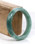 Baikalla Jewelry Jadeite Jade Bangle Bracelet Baikalla Blue-Green Classic Real Jadeite Jade Bangle Bracelet (59.08mm) 