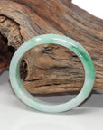 Baikalla Jewelry Jadeite Jade Bangle Bracelet Genuine Burmese Jadeite Jade Oval Bangle Bracelet ( 56.75 mm )