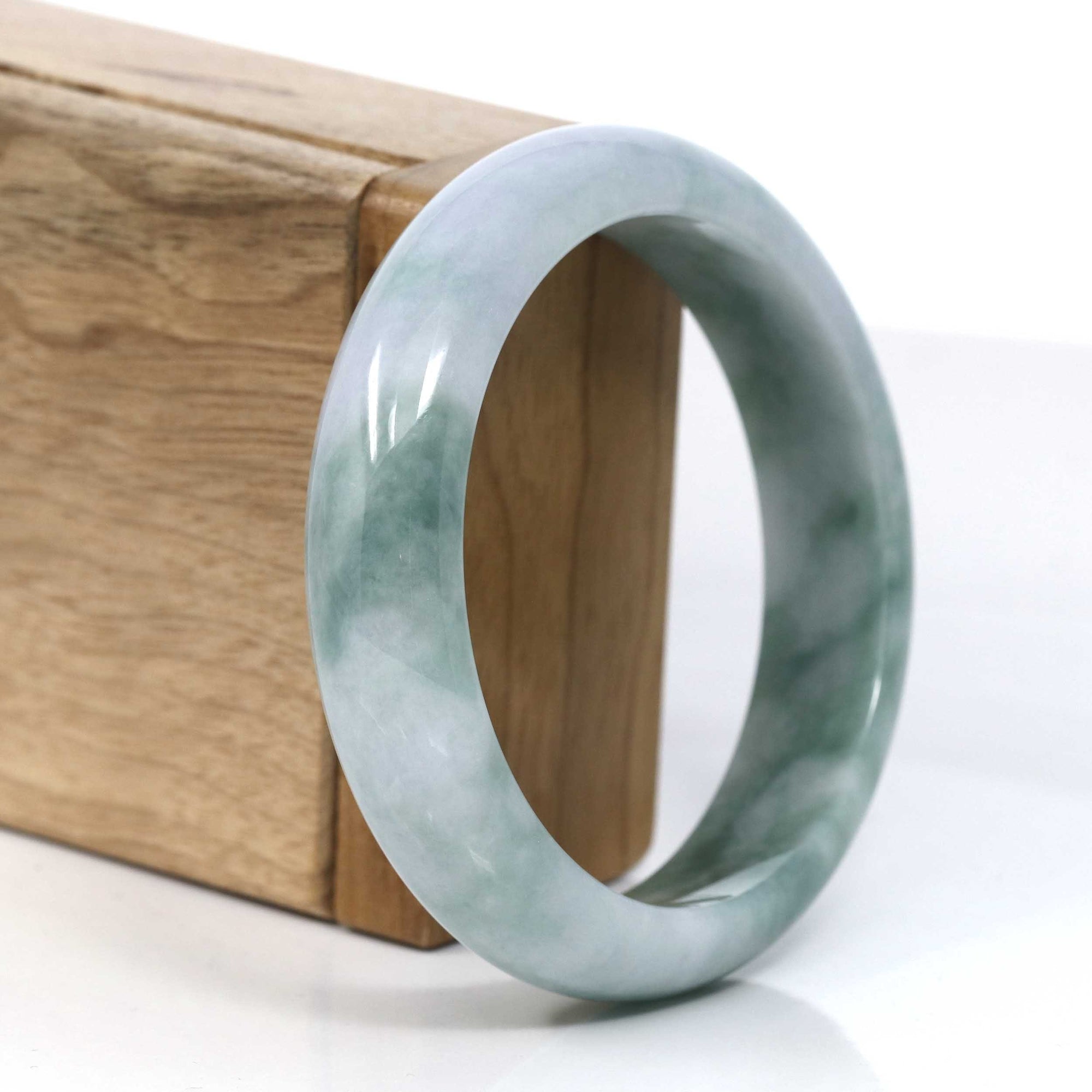 Baikalla Jewelry Jadeite Jade Bangle Bracelet Copy of Genuine Burmese Jadeite Jade Bangle Bracelet (  58.3 mm )#313