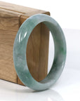 Baikalla Jewelry Jadeite Jade Bangle Bracelet Copy of Copy of Classic Forest Green Natural Burmese Jadeite Jade Bangle (58.72 mm) 