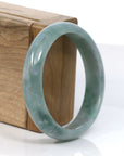 Baikalla Jewelry Jadeite Jade Bangle Bracelet Copy of Copy of Classic Forest Green Natural Burmese Jadeite Jade Bangle (58.72 mm) 