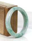 Baikalla Jewelry Jadeite Jade Bangle Bracelet Genuine Burmese Forest Green Jadeite Jade Bangle Bracelet (54.21 mm) 