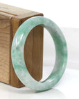 Baikalla Jewelry Jadeite Jade Bangle Bracelet Genuine Burmese Forest Green Jadeite Jade Bangle Bracelet (54.21 mm) 