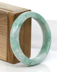 Baikalla Jewelry Jadeite Jade Bangle Bracelet Genuine Burmese Forest Green Jadeite Jade Bangle Bracelet (54.21 mm) 