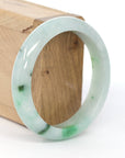 Baikalla Jewelry Jadeite Jade Bangle Bracelet Baikalla "Classic Bangle" Green Natural Jadeite Jade Bangle ( 57.35 mm ) 