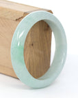 Baikalla Jewelry Jadeite Jade Bangle Bracelet Baikalla "Classic Bangle"Natural Burmese Jadeite Jade Bangle ( 57.4 mm )