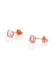 Baikalla Jewelry Gold Gemstone Earrings Baikalla 14k Rose Gold 0.95ct Natural Morganite Earrings