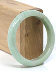 Baikalla Jewelry Jadeite Jade Bangle Bracelet Baikalla "Classic Bangle" Blue Green Natural Burmese Jadeite Jade Bangle ( 57.53 mm )