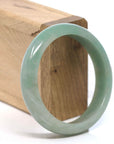 Baikalla Jewelry Jadeite Jade Bangle Bracelet Baikalla "Classic Bangle" Green Natural Jadeite Jade Bangle ( 56.51 mm )